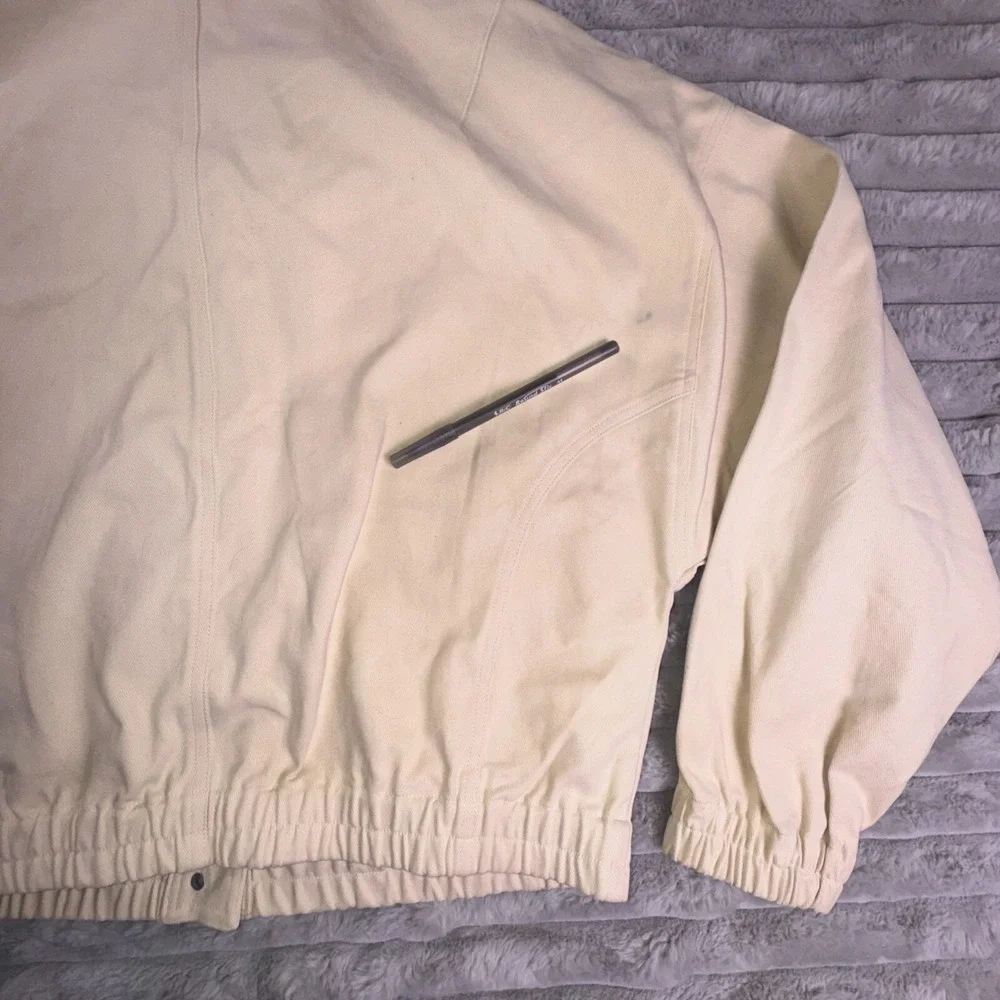 Ariat Robyn Jacket Women's Small Beige Boxy Fit Oversized Western Barn Style - Picture 10 of 11